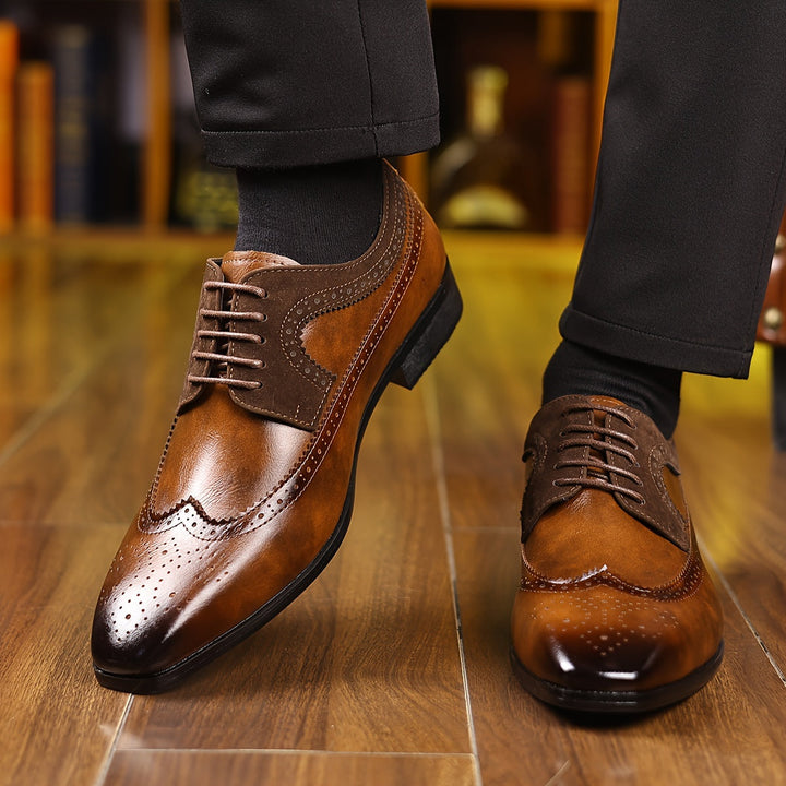 Men's Dress Shoes | Lace Up Wingtip Style