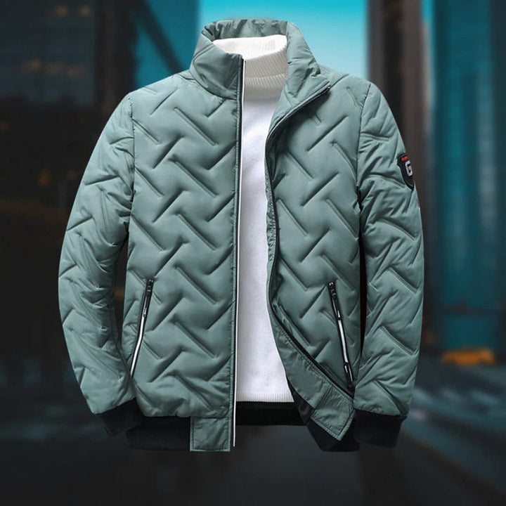 Men's Quilted Jacket | Puffer Zip-Up