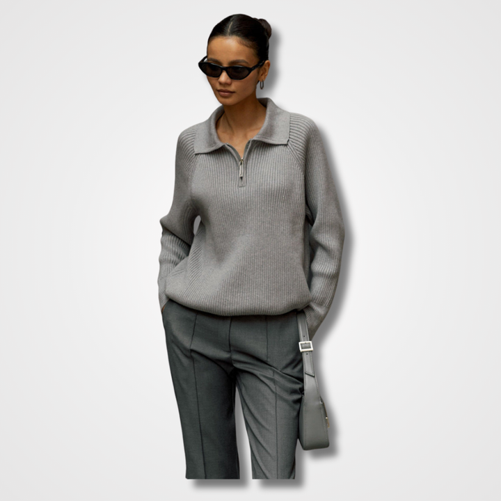 Women’s Sweater | Quarter-zip Neckline