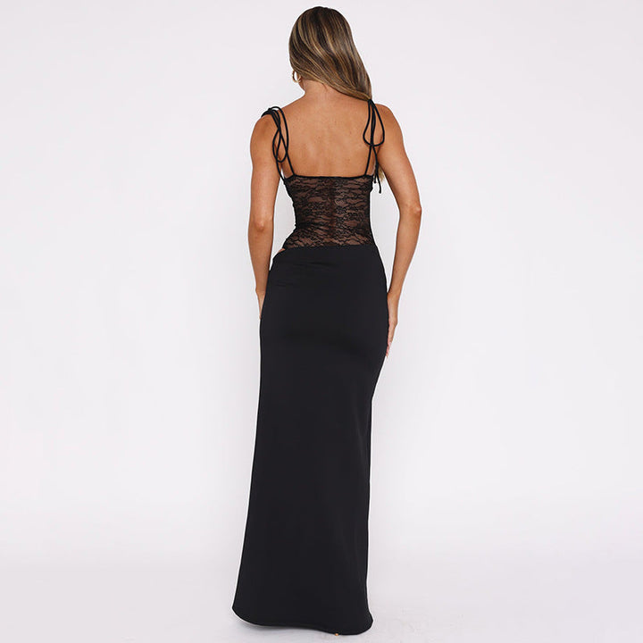 Women’s Dress | Lace Waist Panel Maxi