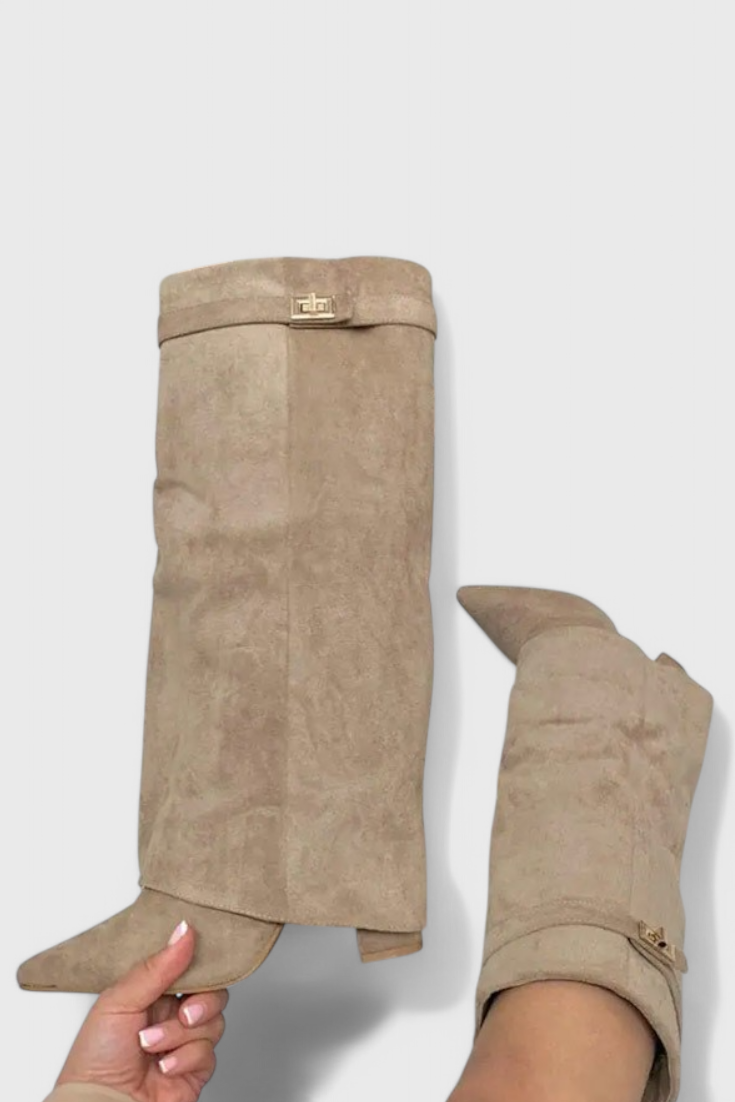 Boots For Women | Pointed Knee-High