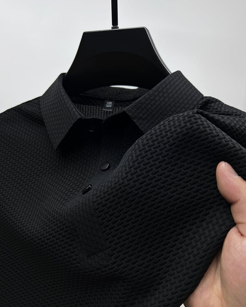 Men's Polo Shirt | Short Sleeve Textured Design