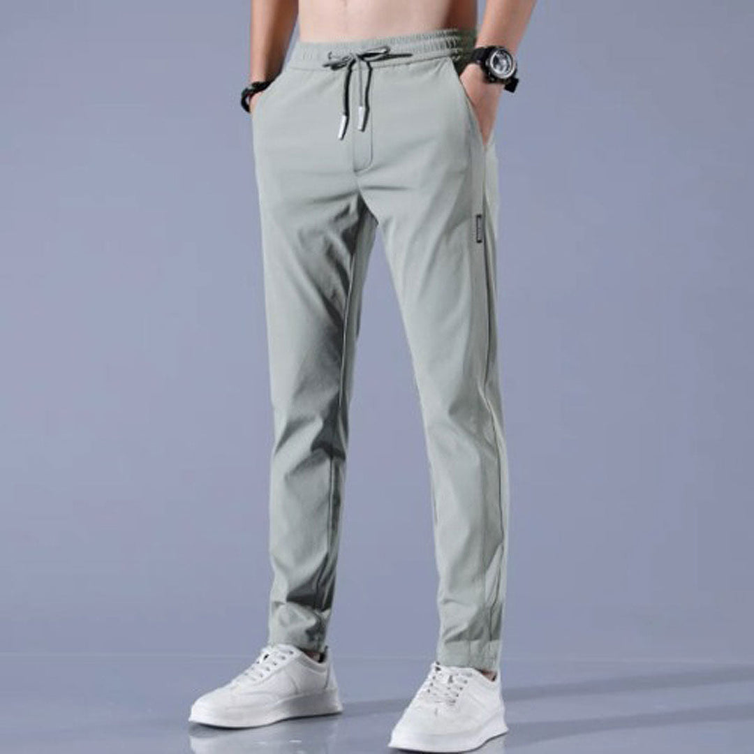 Men’s Trousers | Drawstring Waist Slim Fit