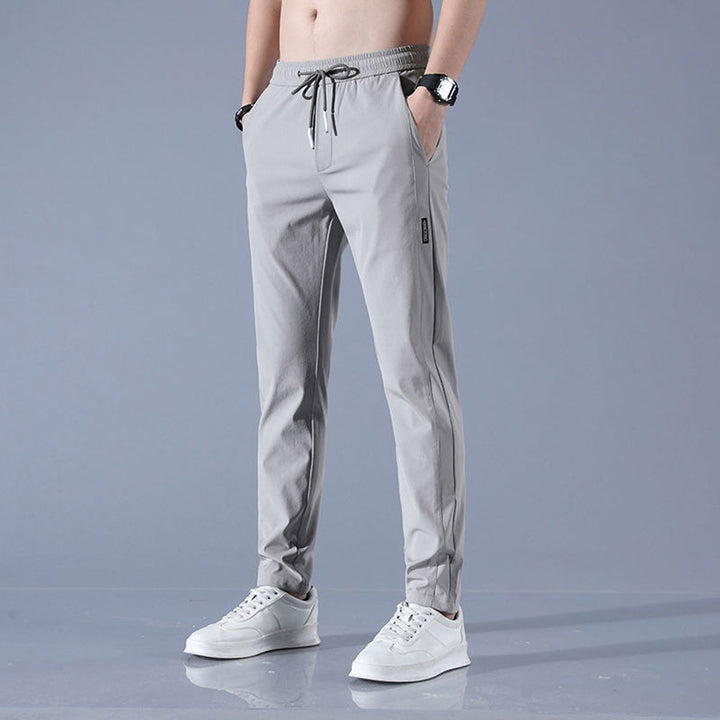Men’s Trousers | Drawstring Waist Slim Fit