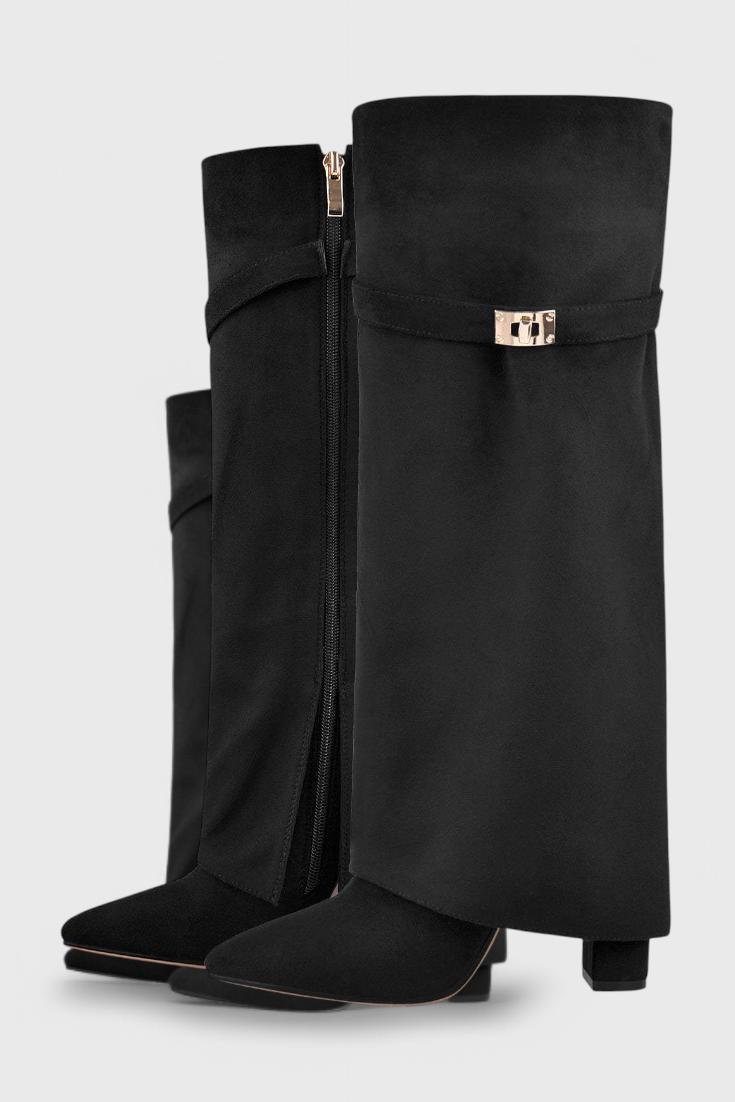 Boots For Women | Pointed Knee-High