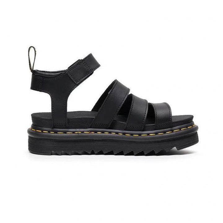 Sandals For Women | Triple Front Straps Ankle Buckle