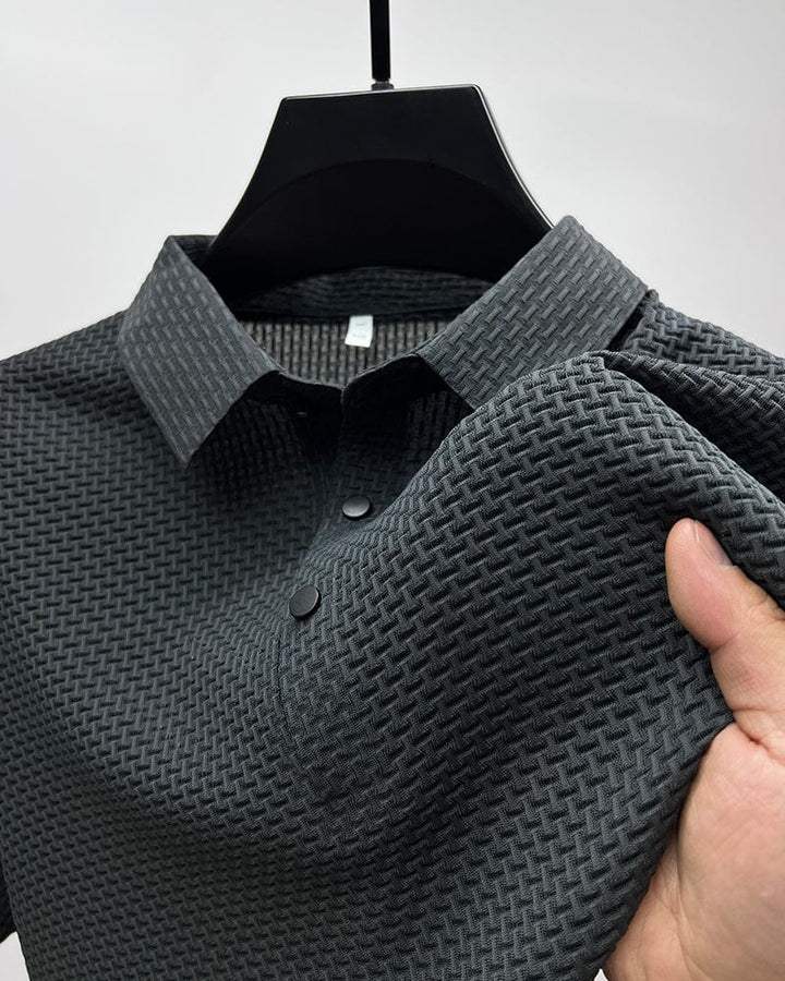 Men's Polo Shirt | Short Sleeve Textured Design