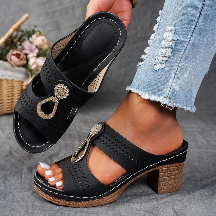 Sandals For Women | Detailed Open-Toe Wedge