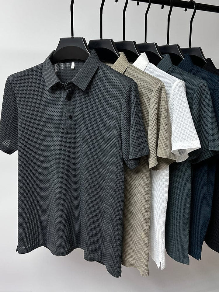 Men's Polo Shirt | Short Sleeve Textured Design