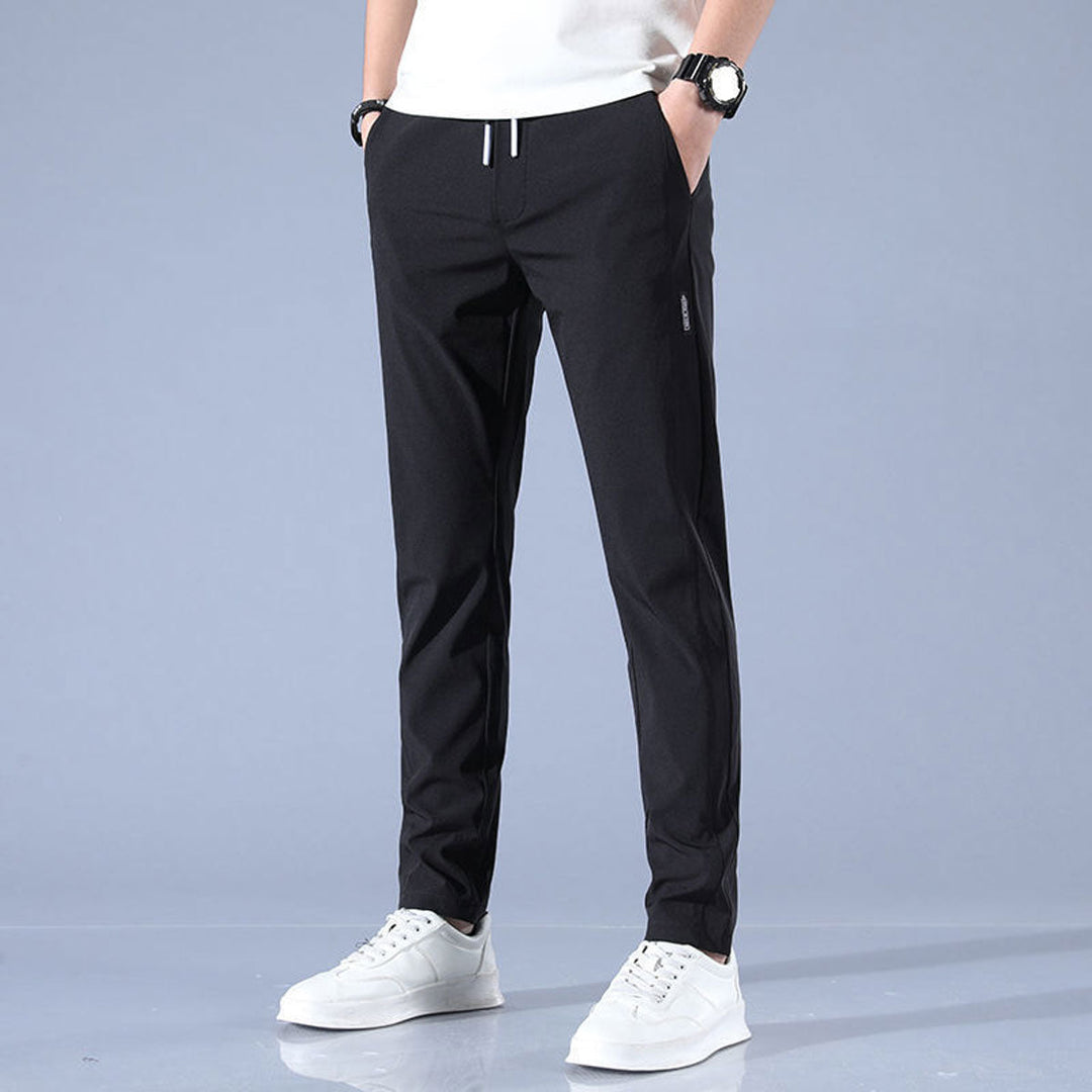 Men’s Trousers | Drawstring Waist Slim Fit