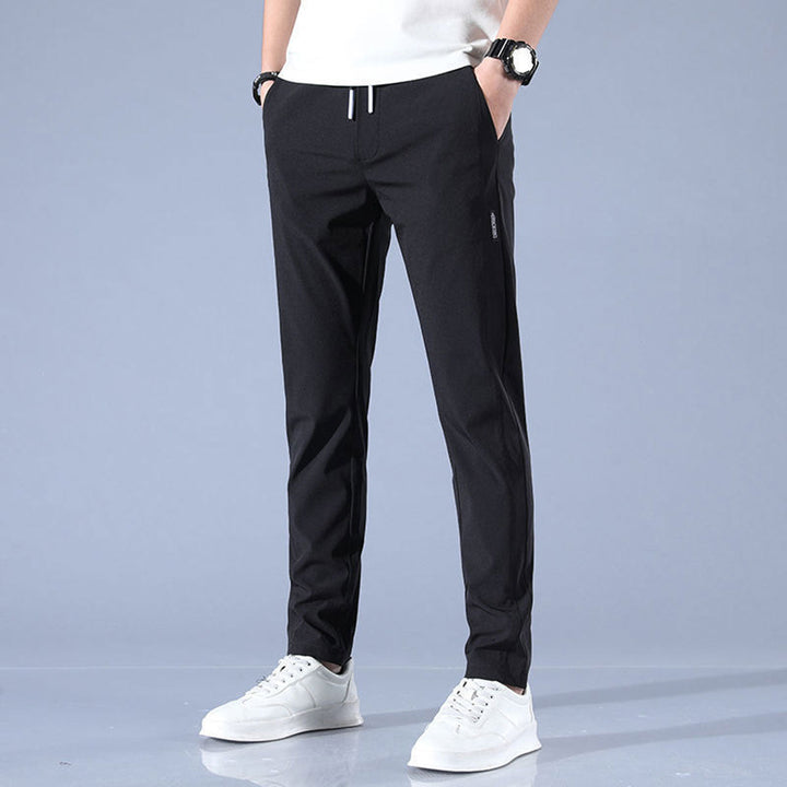 Men’s Trousers | Drawstring Waist Slim Fit