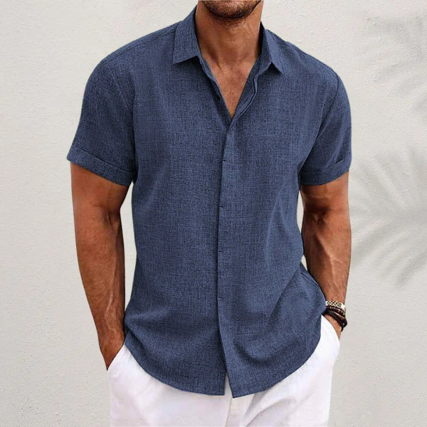 Men’s Casual Shirt | Short Sleeve Button Front