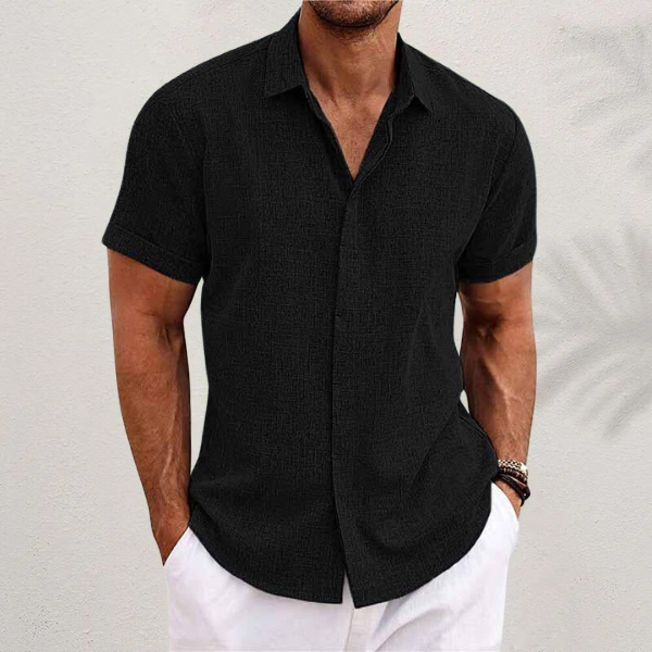 Men’s Casual Shirt | Short Sleeve Button Front