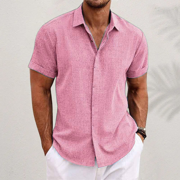 Men’s Casual Shirt | Short Sleeve Button Front