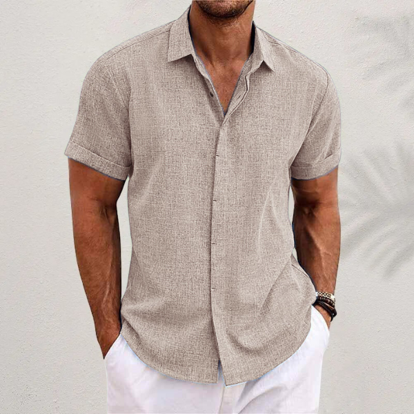Men’s Casual Shirt | Short Sleeve Button Front