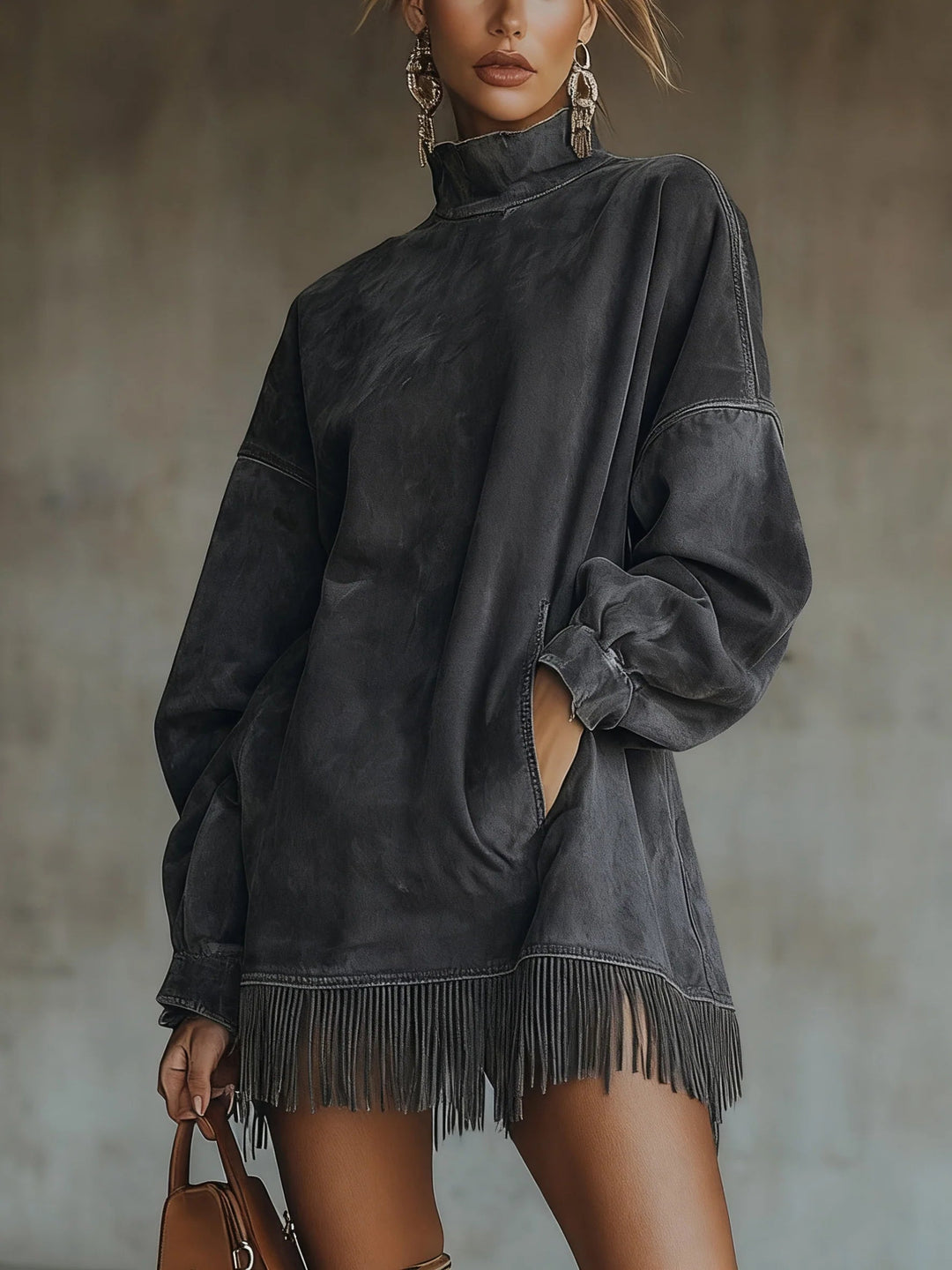 Women's Dress | Fringe Hem Mini
