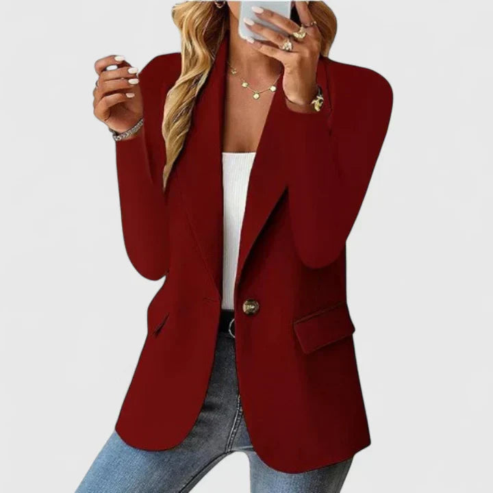 Women's Blazer | Single Button Lapel