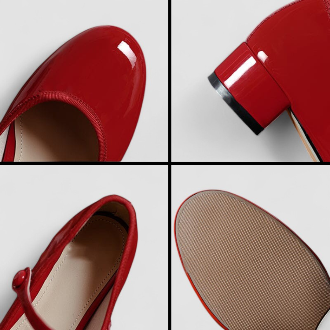 Mary Jane Shoes for Women | Block Heel Closed-toe Front