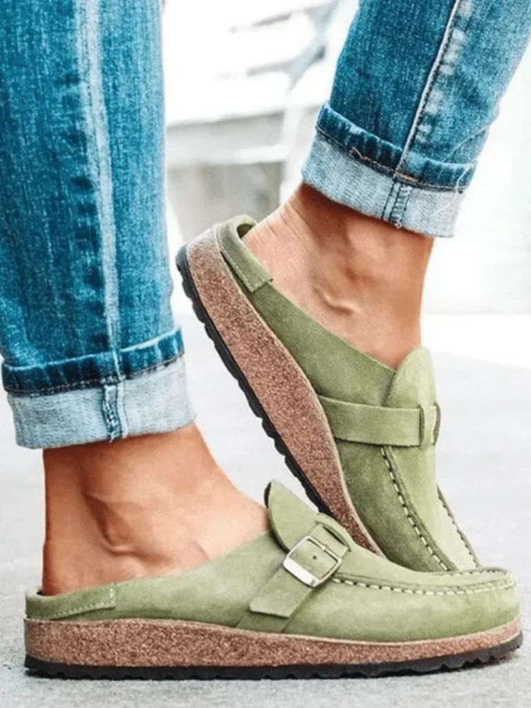 Loafers For Women | Buckle Strap Slip-On Entry