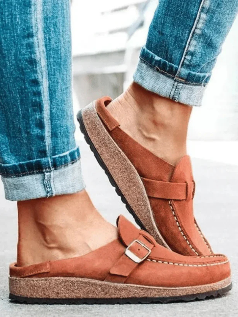 Loafers For Women | Buckle Strap Slip-On Entry