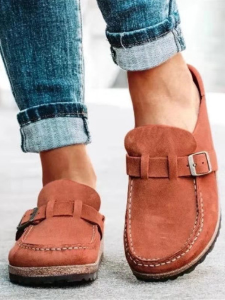 Loafers For Women | Buckle Strap Slip-On Entry