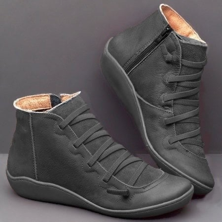 Boots for Women | Side Zipper Ankle Cut