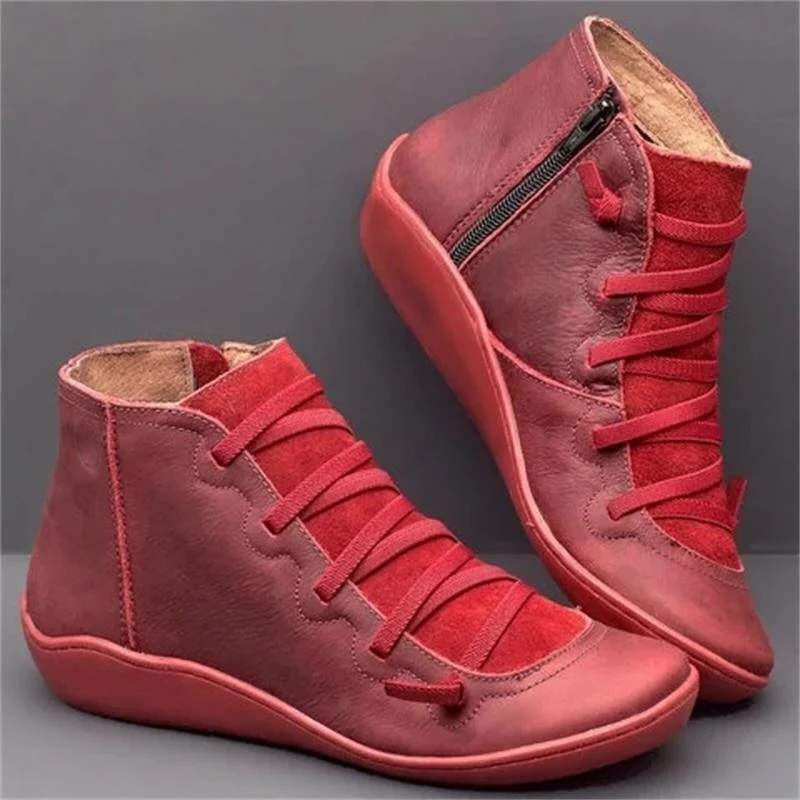 Boots for Women | Side Zipper Ankle Cut