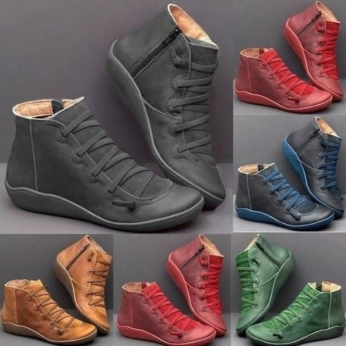 Boots for Women | Side Zipper Ankle Cut