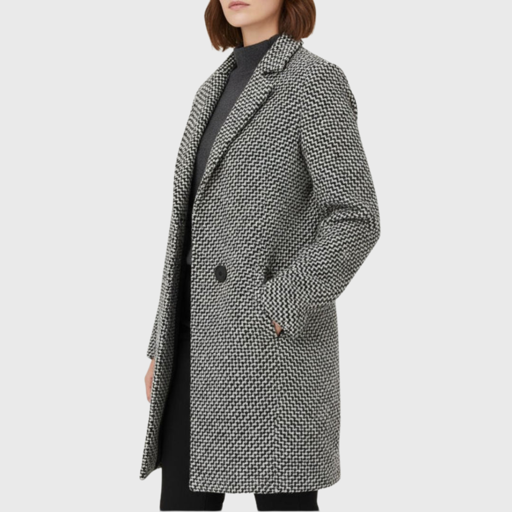Women’s Coat | Notched Lapel Neckline
