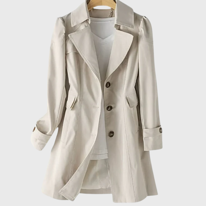 Women’s Coat | Single Breasted Button Closure