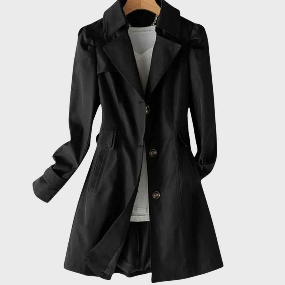 Women’s Coat | Single Breasted Button Closure