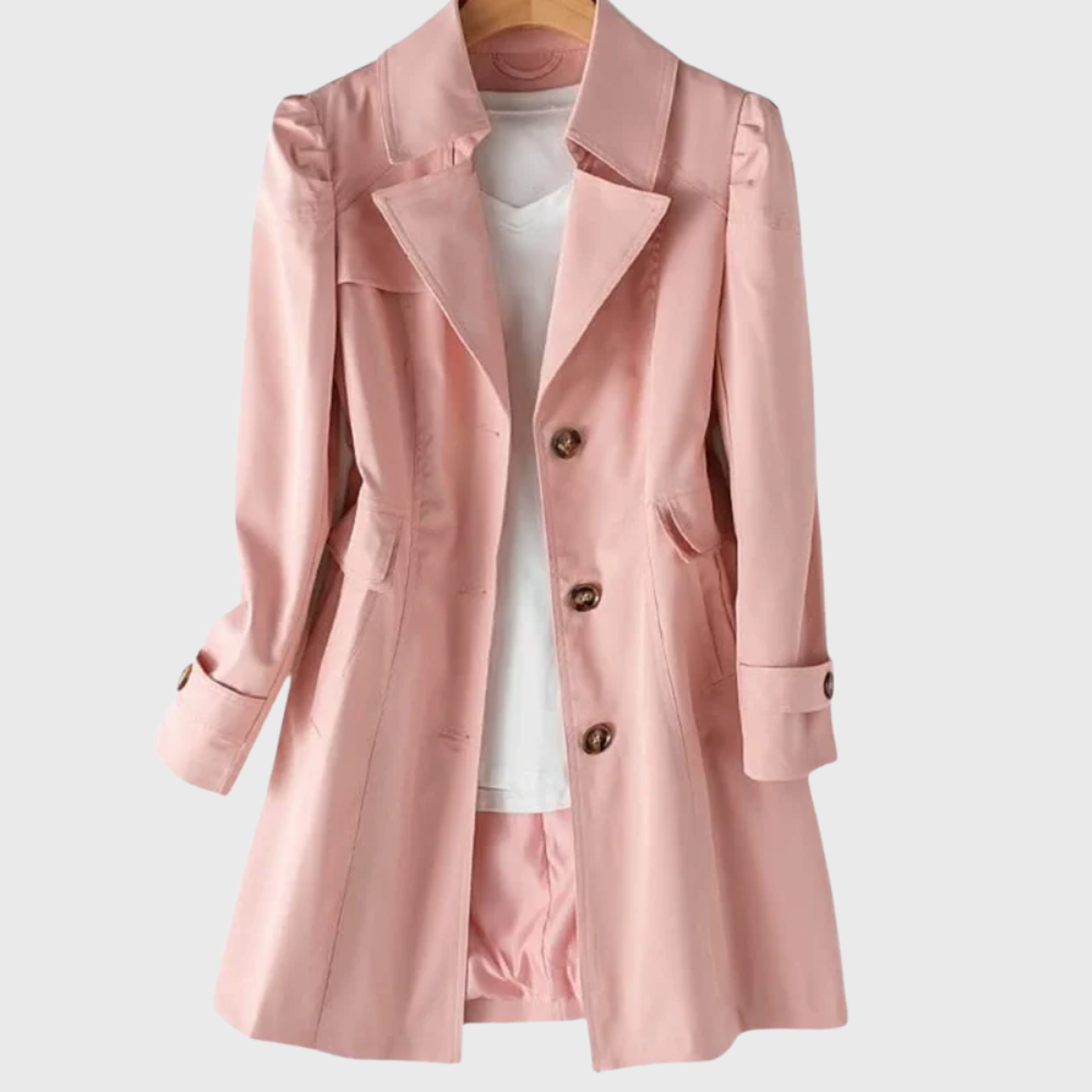 Women’s Coat | Single Breasted Button Closure