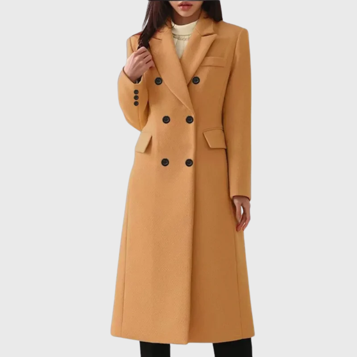 Women’s Coat | Double-Breasted Longline