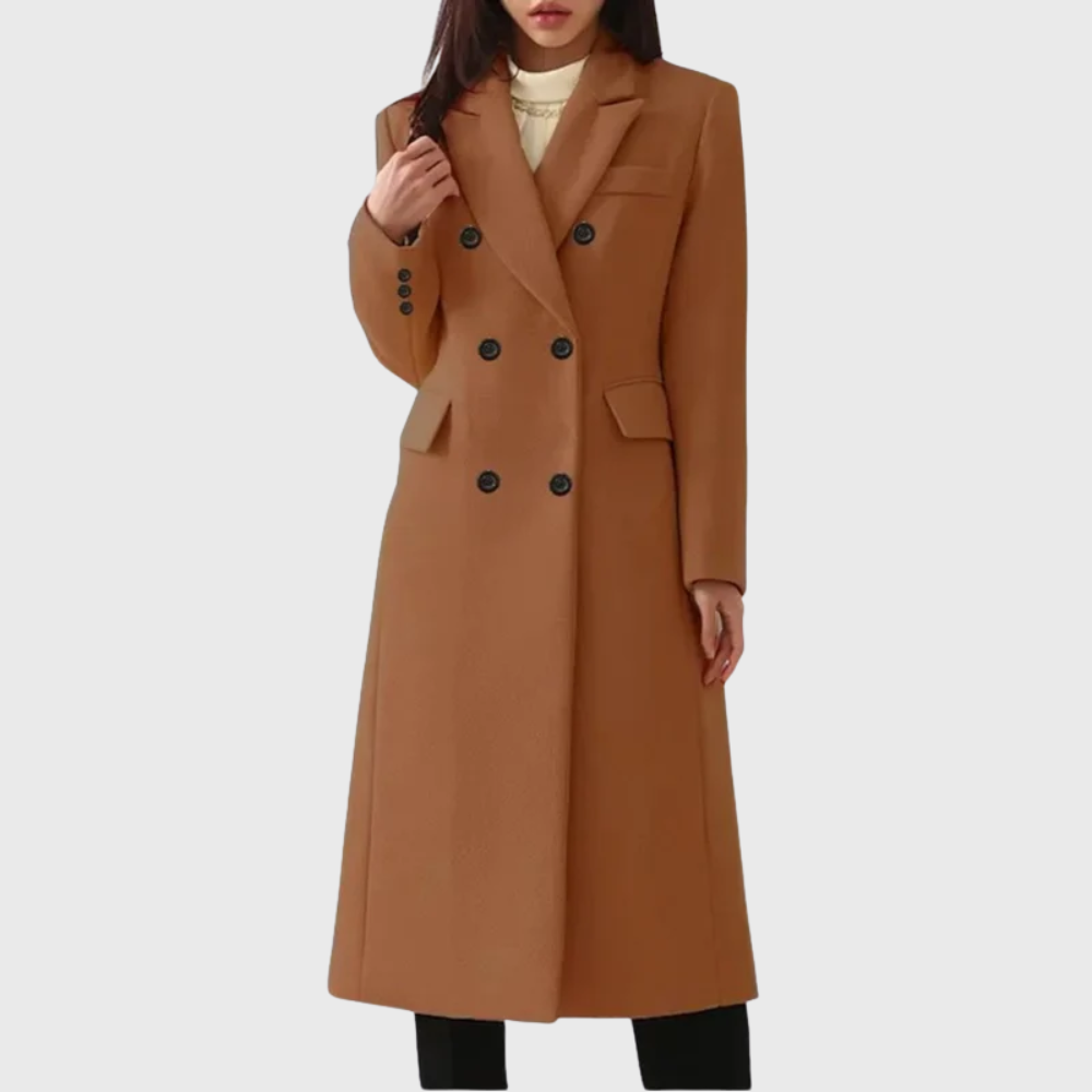 Women’s Coat | Double-Breasted Longline