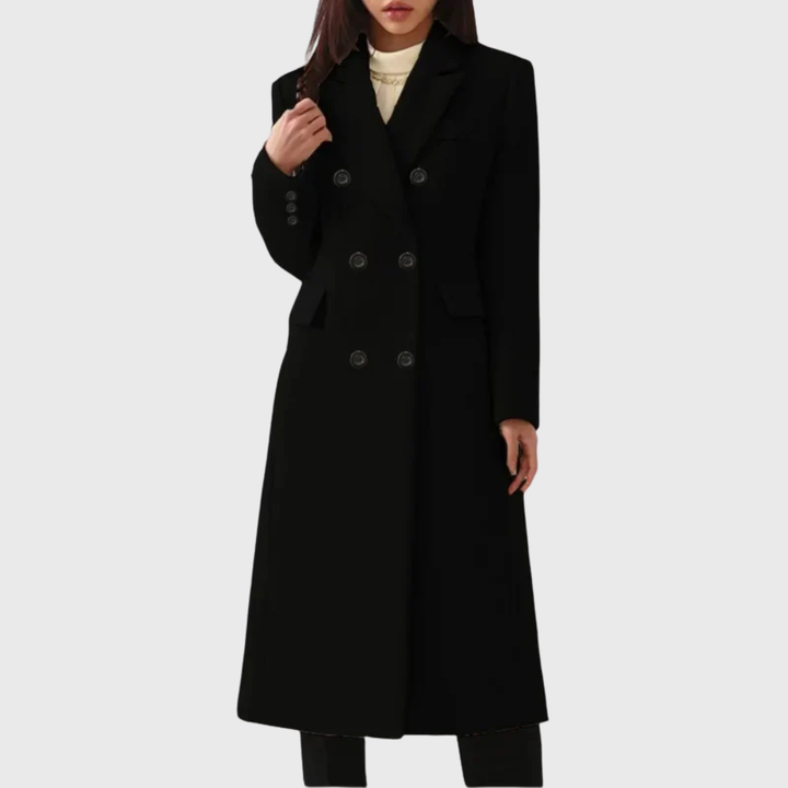 Women’s Coat | Double-Breasted Longline