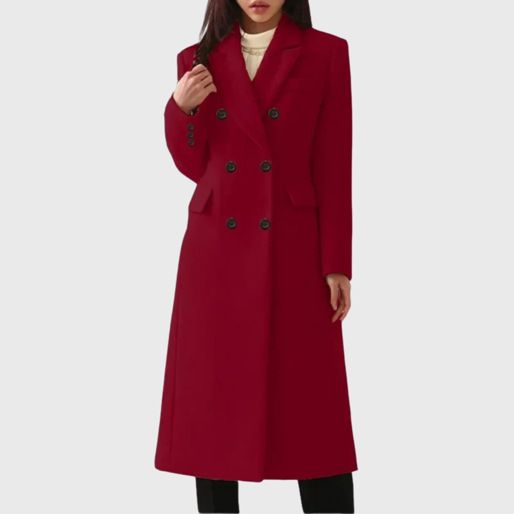 Women’s Coat | Double-Breasted Longline