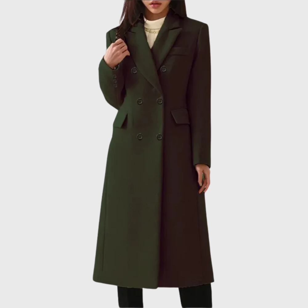Women’s Coat | Double-Breasted Longline