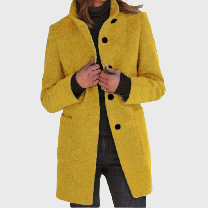 Women’s Coat | Longline with Button Design