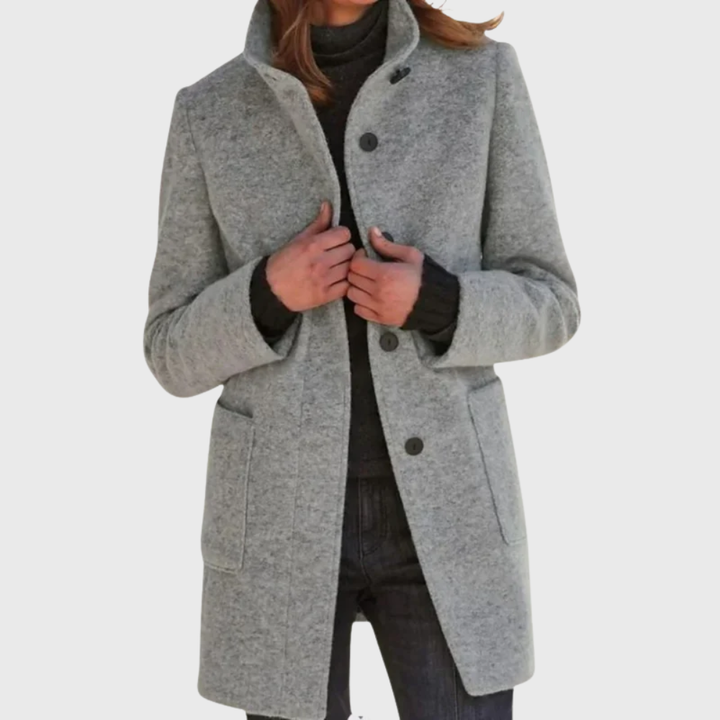 Women’s Coat | Longline with Button Design