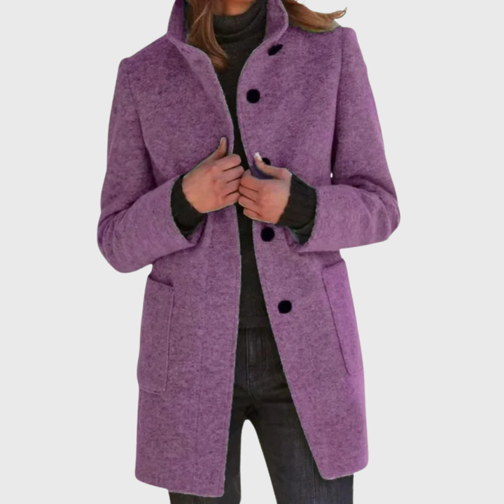 Women’s Coat | Longline with Button Design