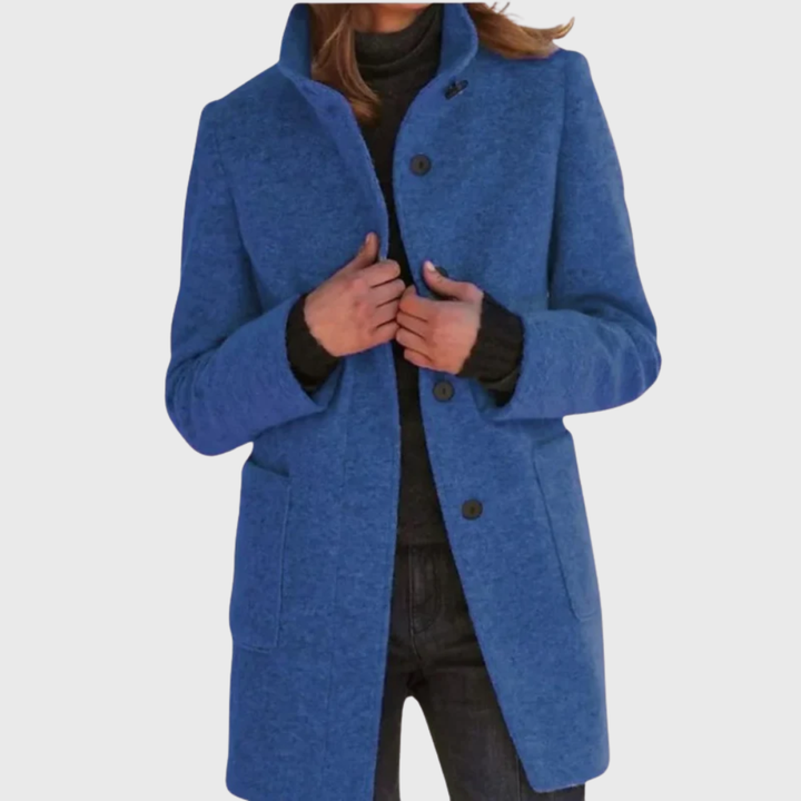 Women’s Coat | Longline with Button Design