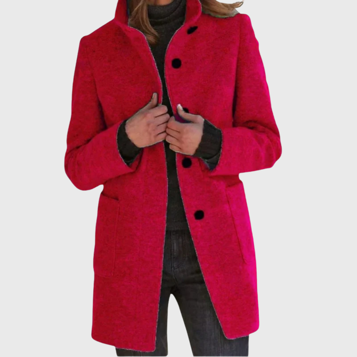 Women’s Coat | Longline with Button Design