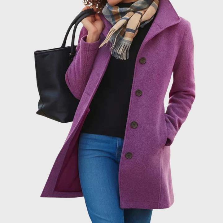 Women’s Coat | Closure Button Longline