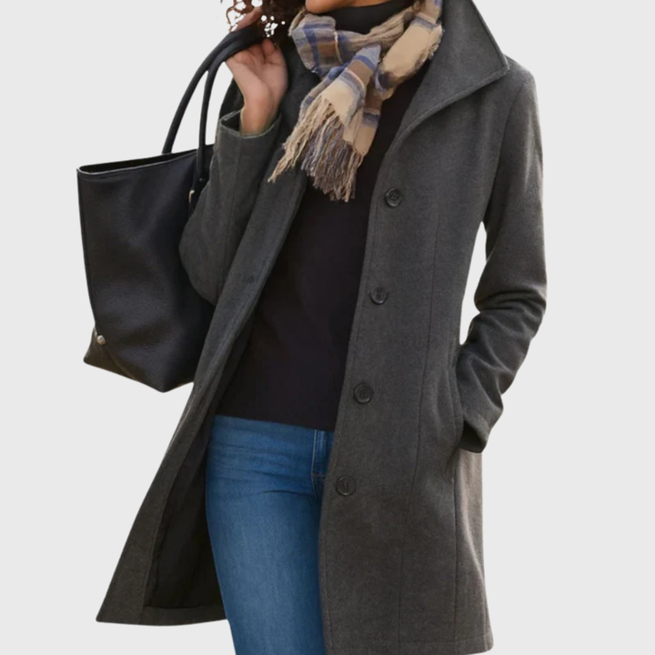 Women’s Coat | Closure Button Longline