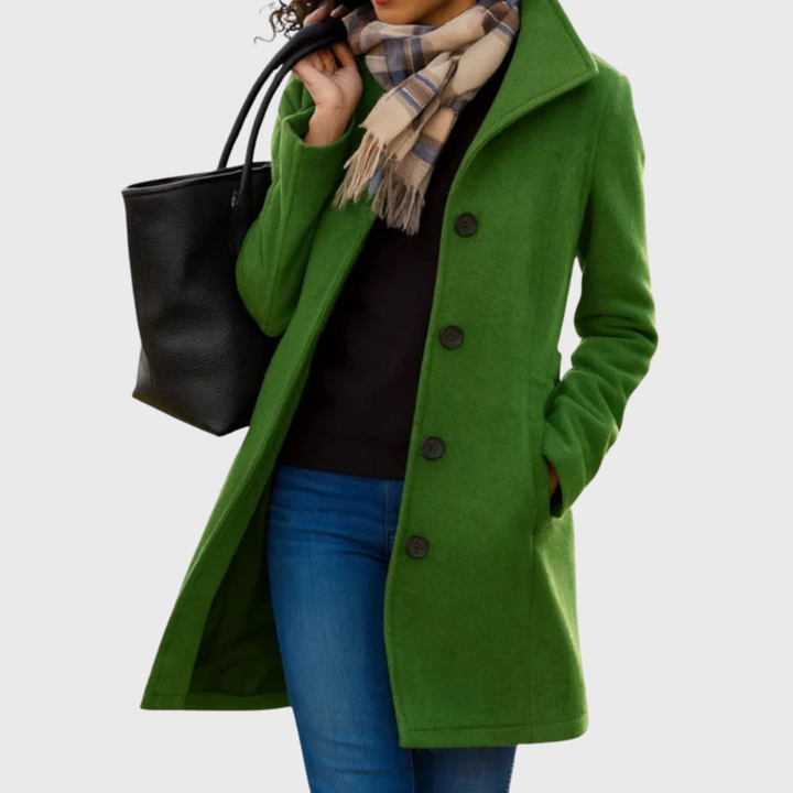 Women’s Coat | Closure Button Longline