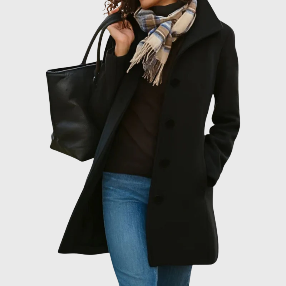 Women’s Coat | Closure Button Longline