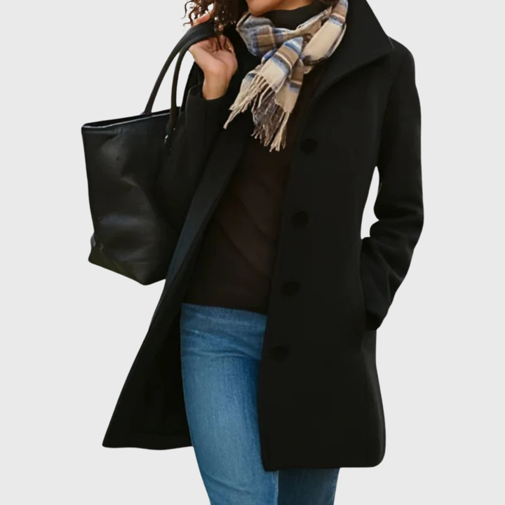 Women’s Coat | Closure Button Longline