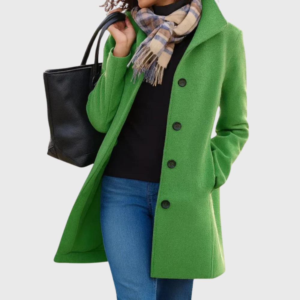 Women’s Coat | Closure Button Longline