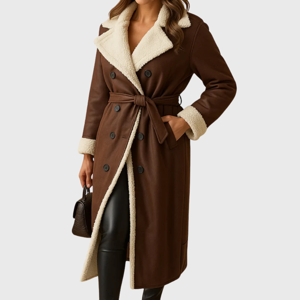 Women’s Coat | Contract Collar Trim