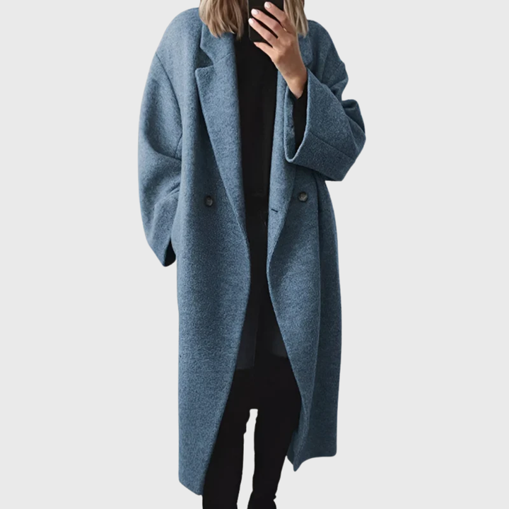Women’s Coat | Longline Double Breasted Trench